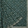 Medium Jungle Green Printed Silk Saree With Bandhani Pattern