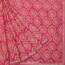 Blush Pink Printed Silk Saree With Bandhani Pattern
