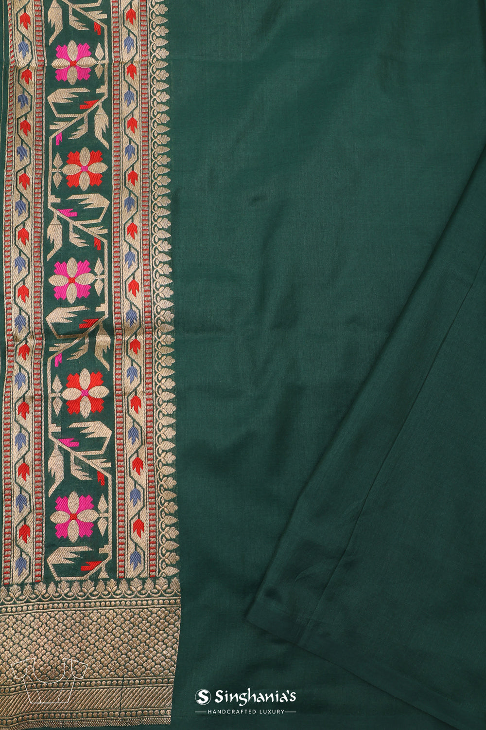 Castleton Green Meenakari Banarasi Silk Saree