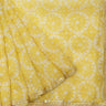 Laguna Yellow Organza Saree With Bandhani Pattern