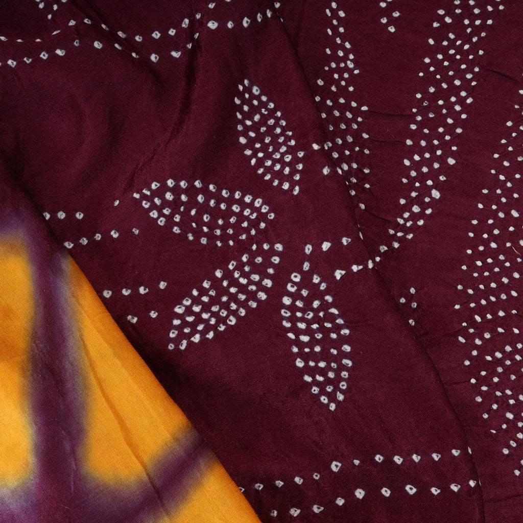 bandhani half saree