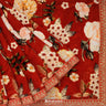 Burgundy Velvet Banarasi Saree With Floral Pattern