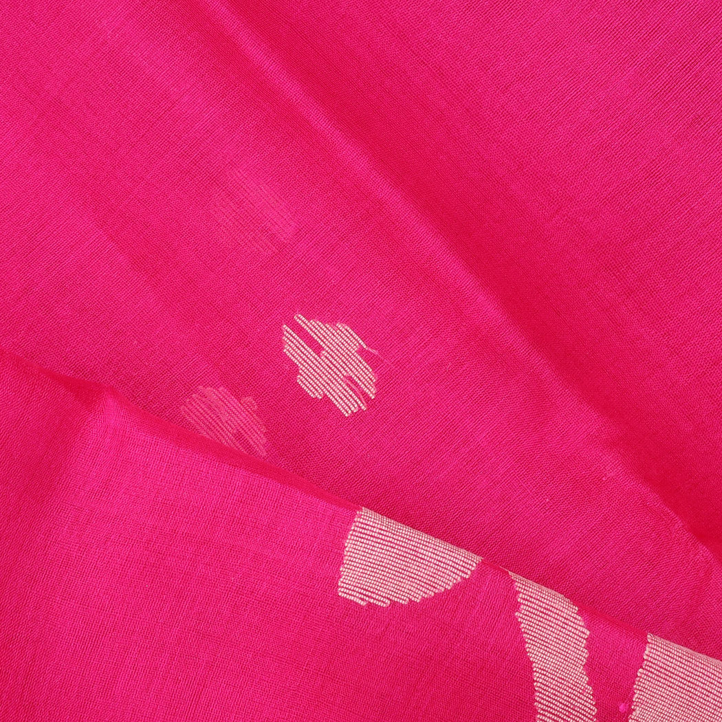 hot pink organza saree