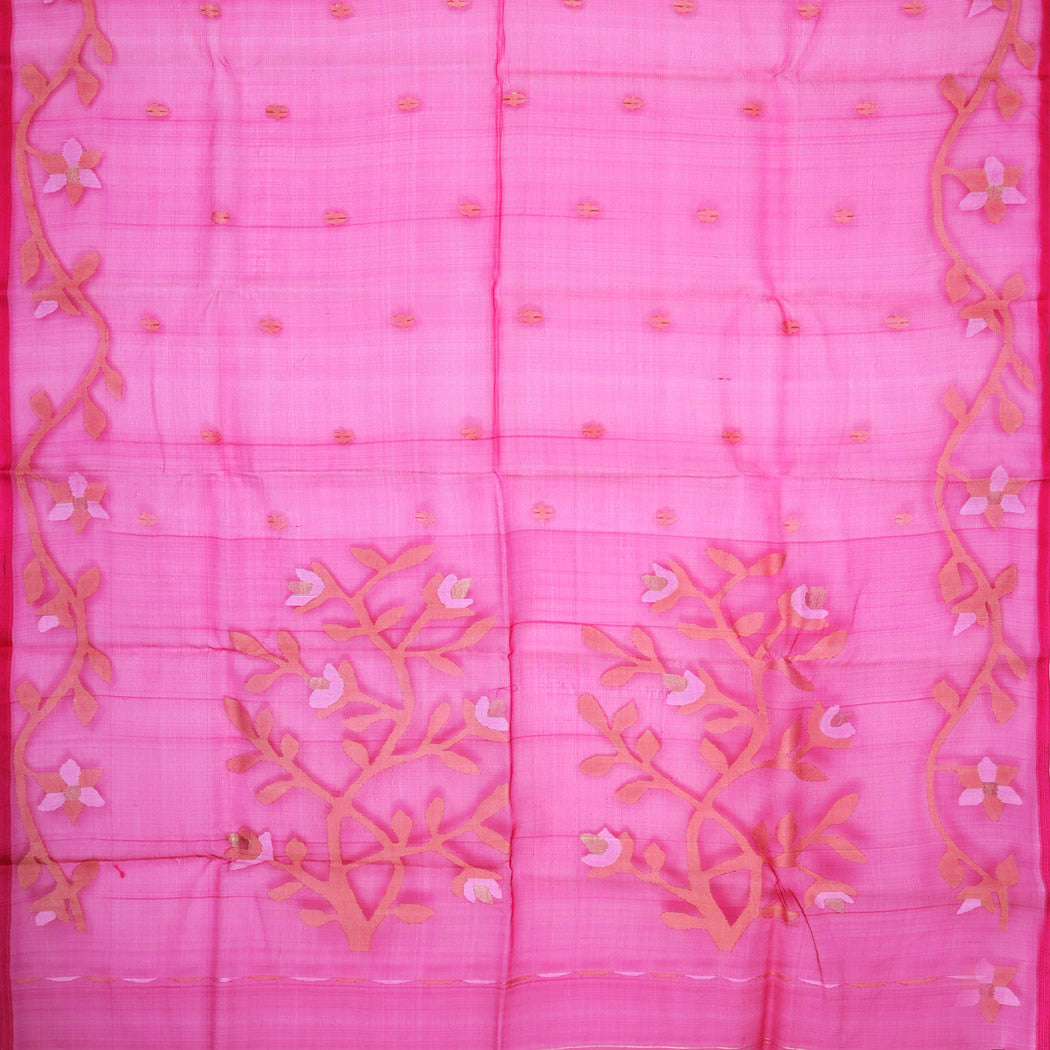 organza saree pink colour