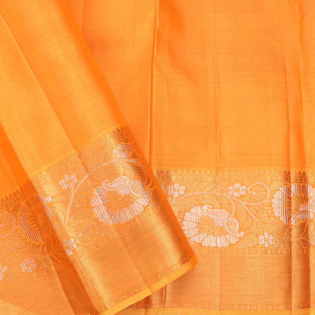 Rogue Pink Kanjivaram Silk Saree With Mayil Chakra Motifs