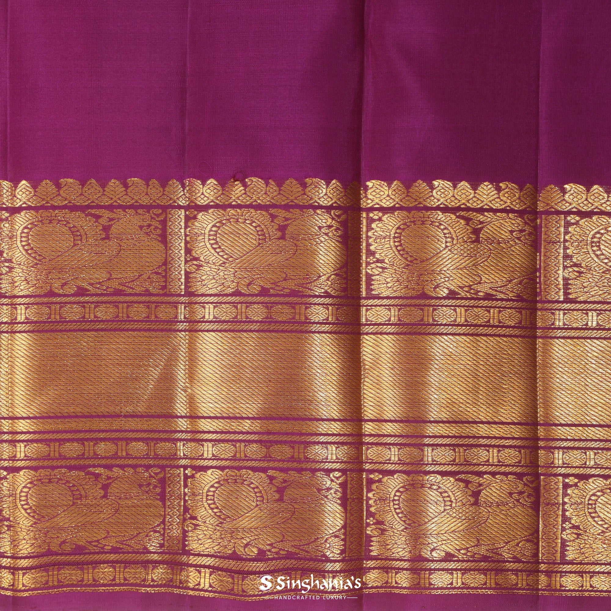 Ice Blue Kanjivaram Silk Saree With Tiny Buttis