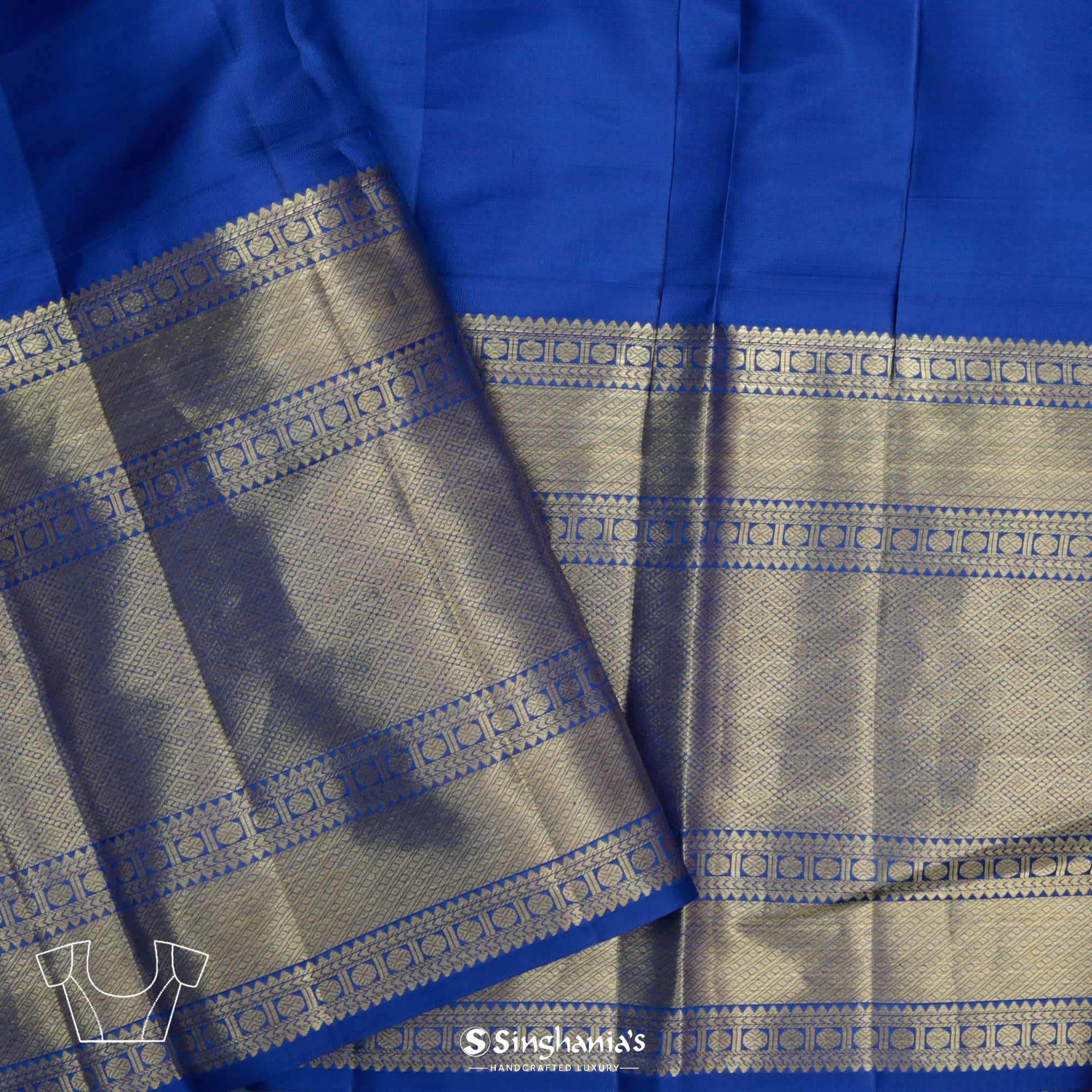 Pale Purple Kanjivaram Silk Saree With Floral Jaal Weaving