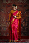 French Pink Kanjivaram Silk Saree